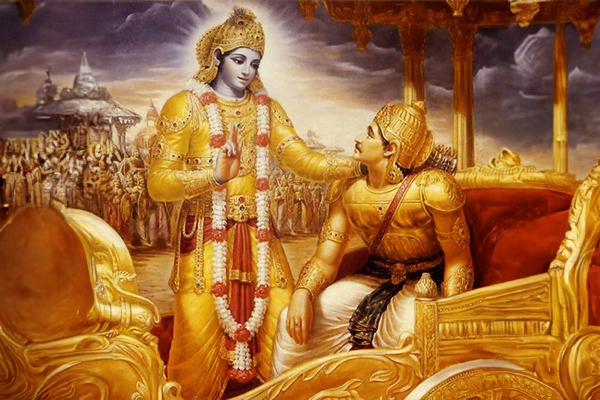 Krishna and Arjuna